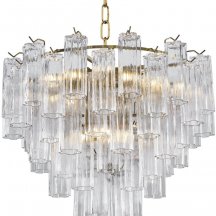Подвесная люстра DeLight Collection OWD2093 OWD2093-D75 gold/clear