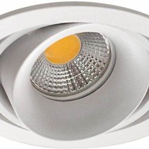 Точечный светильник Lumme DL18615/01WW-R White/Black