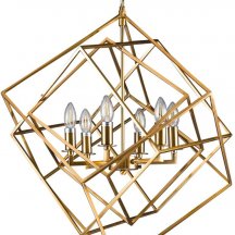 Подвесная люстра DeLight Collection Matrix KM0282P-6 brass