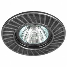 Встраиваемый светильник ЭРА Штампованный ST6 CH/BK