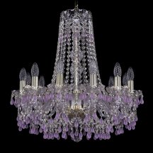 Люстра для гостиной Bohemia Ivele Crystal 1410 1410/12/195/h-60/G/V7010