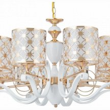 Подвесная люстра Florentia-3097 303097/8 Wh/Gd