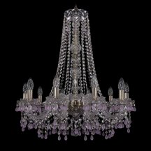 Люстра для натяжных потолков Bohemia Ivele Crystal 1410 1410/10/240/h-74/Pa/V7010