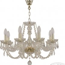 Подвесная люстра Bohemia Ivele Crystal 101 101/8/195 G Leafs