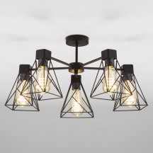 Люстра для спальни Eurosvet  70107/5 черный