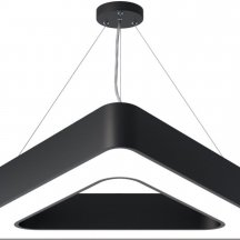 Подвесной светодиодный светильник Geometria ЭРА Delta SPO-154-B-40K-042 42Вт 4000К черный Б0050581