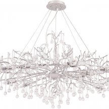 Подвесная люстра Crystal Lux REINA V2 SP12 L1500 SILVER PATINA