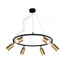 Подвесная люстра Crystal Lux CLT 015C6 D600 BL-GO