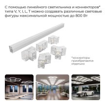 Линейный светодиодный светильник Apeyron 30-45