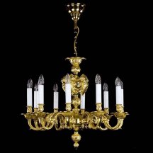 Подвесная люстра Artglass Mona X. Brass Antique