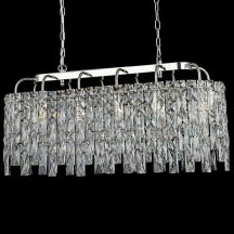 Элитная подвесная люстра Newport IRMA 1312/C nickel