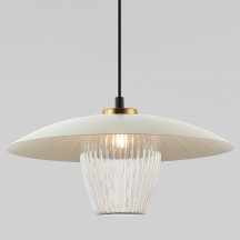 Подвесной светильник Eurosvet Kamari 50259/1 белый/прозрачный