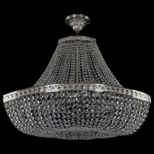 Подвесная люстра в гостиную Bohemia Ivele Crystal 1911 19113/H1/80IV Ni