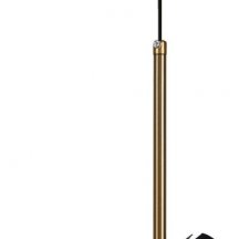 Подвесной светильник ЭРА PL33 BK/GD