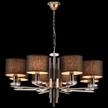 Элитная подвесная люстра Illumico  IL6178-8P-27 BK GD