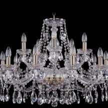 Элитная подвесная люстра Bohemia Ivele Crystal 1413 1413/10+5/300/Pa