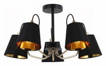 Потолочная люстра Illumico IL6120-5COU-79 BK GD