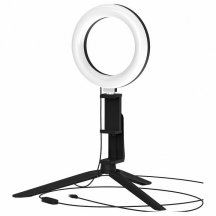 Напольный торшер со столиком Gauss Ring Light RL001