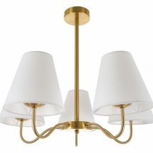 Потолочная люстра Charlotte MR2100-5C с тканевым плафоном