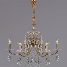 Люстра для натяжных потолков Illumico  IL2326-6POR-39 GD