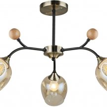 Потолочная люстра Reluce 02009-0.3-03 AB+BK