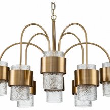Люстра для гостиной Indigo Eleganza 12019/A/8P Brass