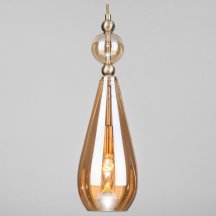 Подвесной светильник Eurosvet Ilario 50202/1 янтарный