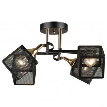 Немецкая потолочная люстра Imex  MD.5708-4-S-BK+FGD