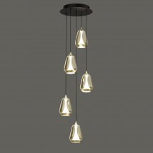 Подвесной светильник DeLight Collection MD24001011 MD24001011-5A brass/champagne