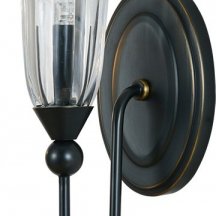 Бра 3710 3711/A black+gold