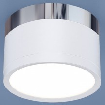 Потолочный светодиодный светильник Elektrostandard DLR029 10W 4200K белый матовый/хром 4690389122002