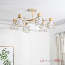 Зелёная люстра ImperiumLoft Corf Green CORF-B01