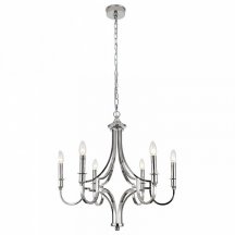 Подвесная люстра Newport DANIELA 3456/С nickel