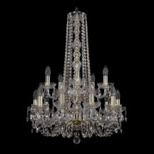 Подвесная люстра Bohemia Ivele 1402/10+5/195/h-80/2d/G
