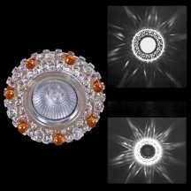 Точечный светильник  00755-9.0-001CN MR16+LED3W CL+TEA