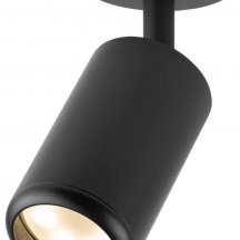 Светильник встраиваемый алюминиевый ЭРА KL106 BK под лампу MR16 GU10 черный матовый Б0061623