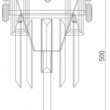 Интерьерная настольная лампа Bogates Lago 01108/1 Strotskis