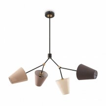 Немецкая потолочная люстра Freya Hats FR5370CL-04B