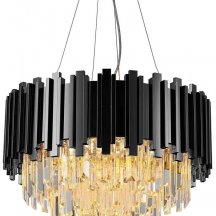 Элитная подвесная люстра DeLight Collection Barclay A006-600 L6 br.dark nickel