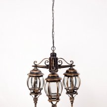 Уличный светильник лофт Oasis Light  83470S/3 Gb