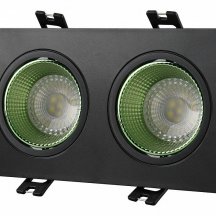 Точечный светильник Denkirs DK3072-BK+GR