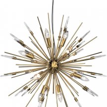 Подвесная люстра DeLight Collection Boivin MD2094-12A gold/rock crystal