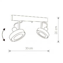 Спот Nowodvorski Cross Graphite 9597