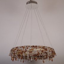 Элитная подвесная люстра Abrasax  L.8301-8 BROWN
