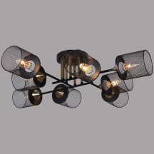 Потолочная люстра Reluce 38460-0.3-08 BK+COPPER