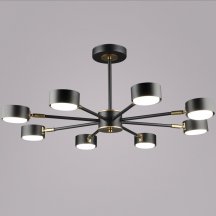 Потолочная люстра Reluce 06660-0.3-08 BK+COP GX53