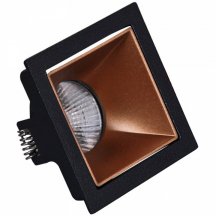 Точечный светильник Reluce 16086-9.0-001PT MR16 BK+ROSE GD