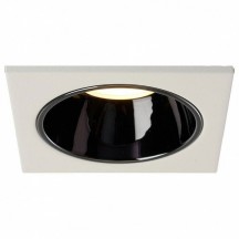 Светильник встраиваемый Feron DL3112 потолочный MR16 G5.3 белый + черный хром 51405