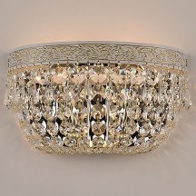 Бра в стиле флористика Bohemia Ivele Crystal AL1901 AL19011B/25OL WMG