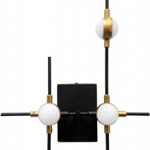 Бра DeLight Collection Molecular MB18001067-3A black/gold